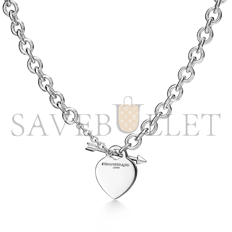 TIFFANY LOVESTRUCK HEART TAG NECKLACE IN SILVER MEDIUM 70878178
